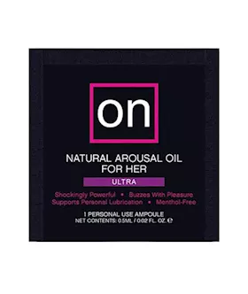 On for Her Arousal Oil Ultra  Single Use Ampoule
