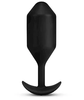 bVibe Vibrating Snug Plug XXL Black size 5