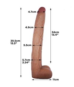 Super Long 15.6 Inch Realistic Dildo