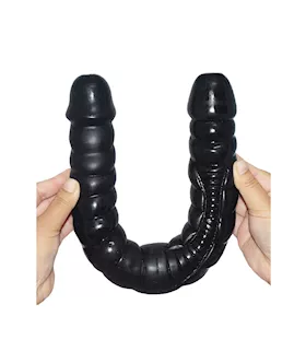Ribbed Double Ended Dildo