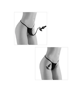 Hookup Panties Crotchless Pleasure Pearls - O/s