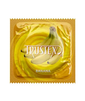 Trustex Banana Flavoured Condom - Single