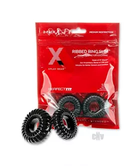 Xplay Pf Blend Pack Ribbed Slim Ring 2pk