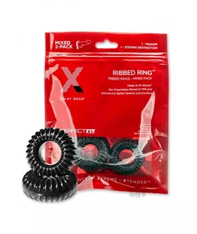Xplay Mixed Pack Ribbedslim Ring 2pk