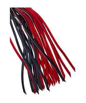 Bound X Calfskin Flogger With Metal Handle