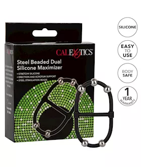 Steel Beaded Dual Silicone Maximizer 