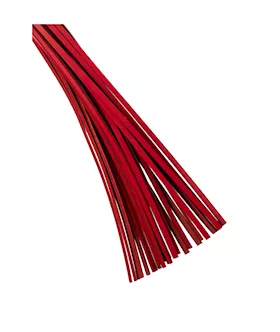 Bound X Saddle Leather Flogger With Lambskin Handle