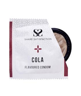 Share Satisfaction Cola Flavoured Condoms - 3 Pack