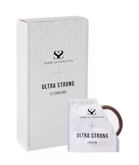 Share Satisfaction Ultra Strong Condoms  12 Pack