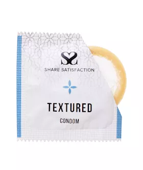 Share Satisfaction Textured Condoms - 12 Pack