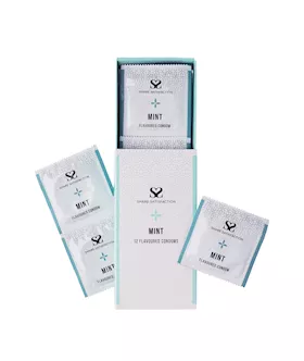 Share Satisfaction Mint Flavoured Condoms - 12 Pack