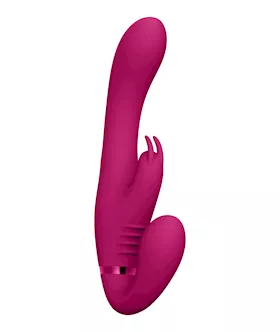 Suki - Vibrating Strapless Strap On Rabbit