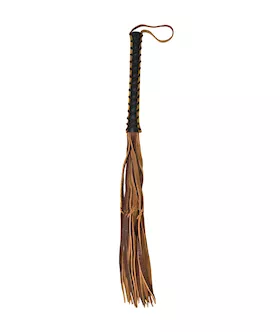 Italian Leather Whip With Stylish Tails