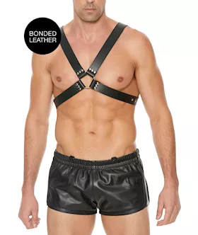 Men's Large Buckle Harness