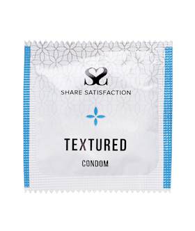 Share Satisfaction Textured Condoms - 100 Bulk Pack