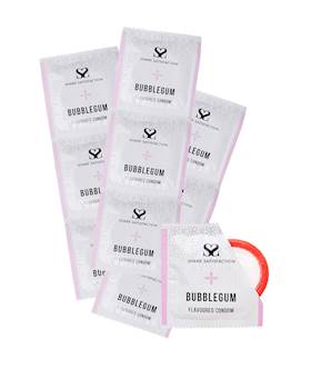 Share Satisfaction Bubblegum Flavoured Condoms - 100 Bulk Pack