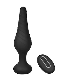 Amore Downward Spiral Remote Vibrating Butt Plug