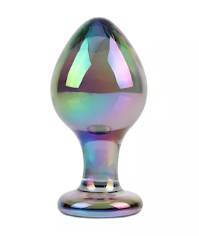 Lucent Pearlescent Glass Butt Plug