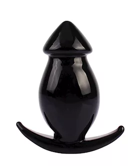 Lucent Head Round Glass Butt Plug