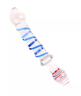 Lucent Double Ended Glass Massager