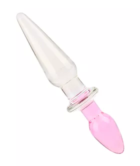 Lucent Duo Double Ended Glass Butt Plug