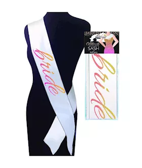 Glitterati Bride Sash