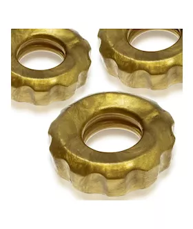 Super Huj 3Pack Cockrings Bronze Metallic