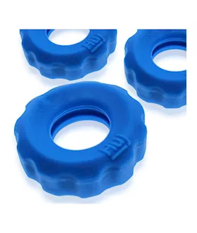 Super Huj 3Pack Cockrings Teal Ice