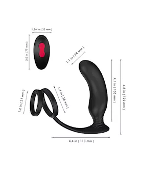 Amore Fruity Remote Controlled Prostate Massager With Cock Ring