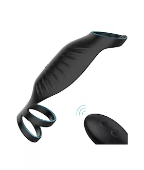 Amore Helmet Remote Controlled Vibrating Cock Ring