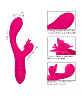 Rechargeable Butterfly Kiss Flutter Pink