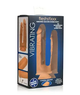 10x Silexpan Vibrating Double Dildo