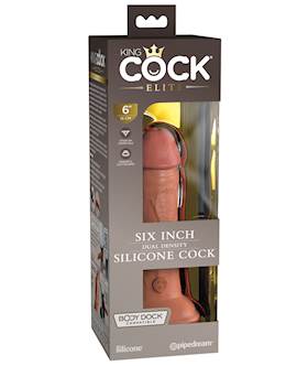 King Cock Elite Dual Density Silicone Dildo