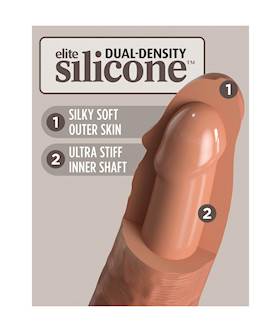 King Cock Elite Dual Density Silicone Dildo