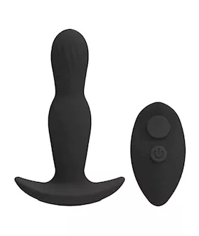 APlay EXPANDER Rechargeable Silicone Anal Plug with Remote Black