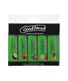 GoodHead Oral Delight Gel  Tropical Fruits  5 pack