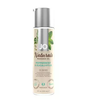 JO Naturals  Peppermint  Eucalyptus  Massage 4 floz  120 mL