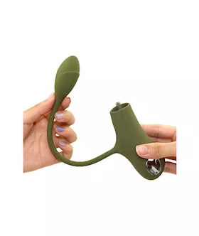 Shoot From The Hip Licking Vibrator With Love Egg