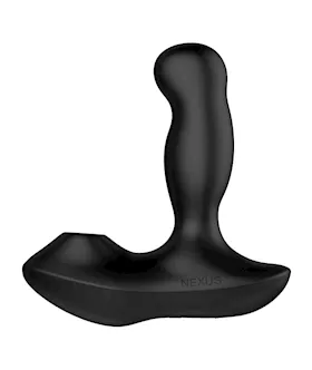 REVO AIR Waterproof Remote Control Rotating Prostate Massager with suction Black