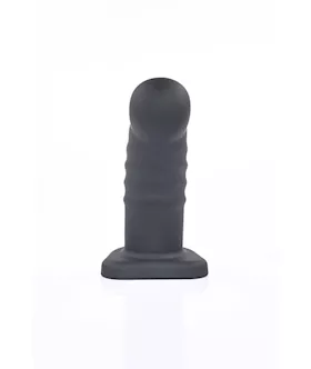 Banx Ribbed Hollow Dildo Black