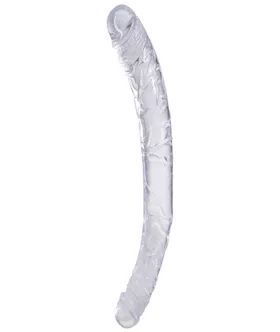 Double Dong In A Bag 13 Inch Clear