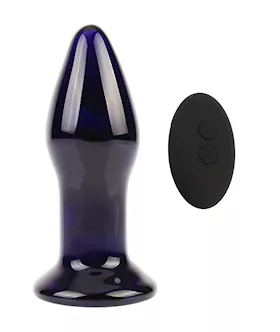 Eris Se Vibrating Glass Butt Plug