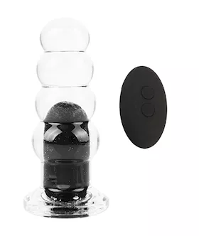 Luci Vibrating Glass Anal Beads