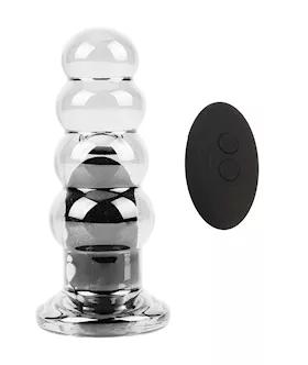 Luci Vibrating Glass Anal Beads