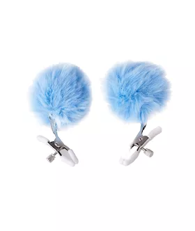 Pompom Nipple Clamp And Butt Plug Set
