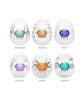Tenga Egg Stroker Variety Pack - Strong Boiled