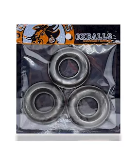 Fat Willy 3-pack Jumbo Cockrings Steel