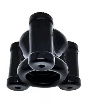 Heavy Squeeze Weighted Squeeze Ballstretcher W/ 3 Stainless Steel Weights Black