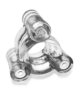 Heavy Squeeze Weighted Squeeze Ballstretcher W/ 3 Stainless Steel Weights Clear