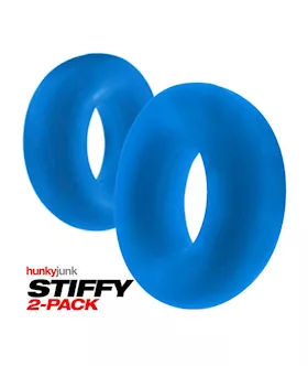 Stiffy 2-pack Bulge Cockrings Teal Ice